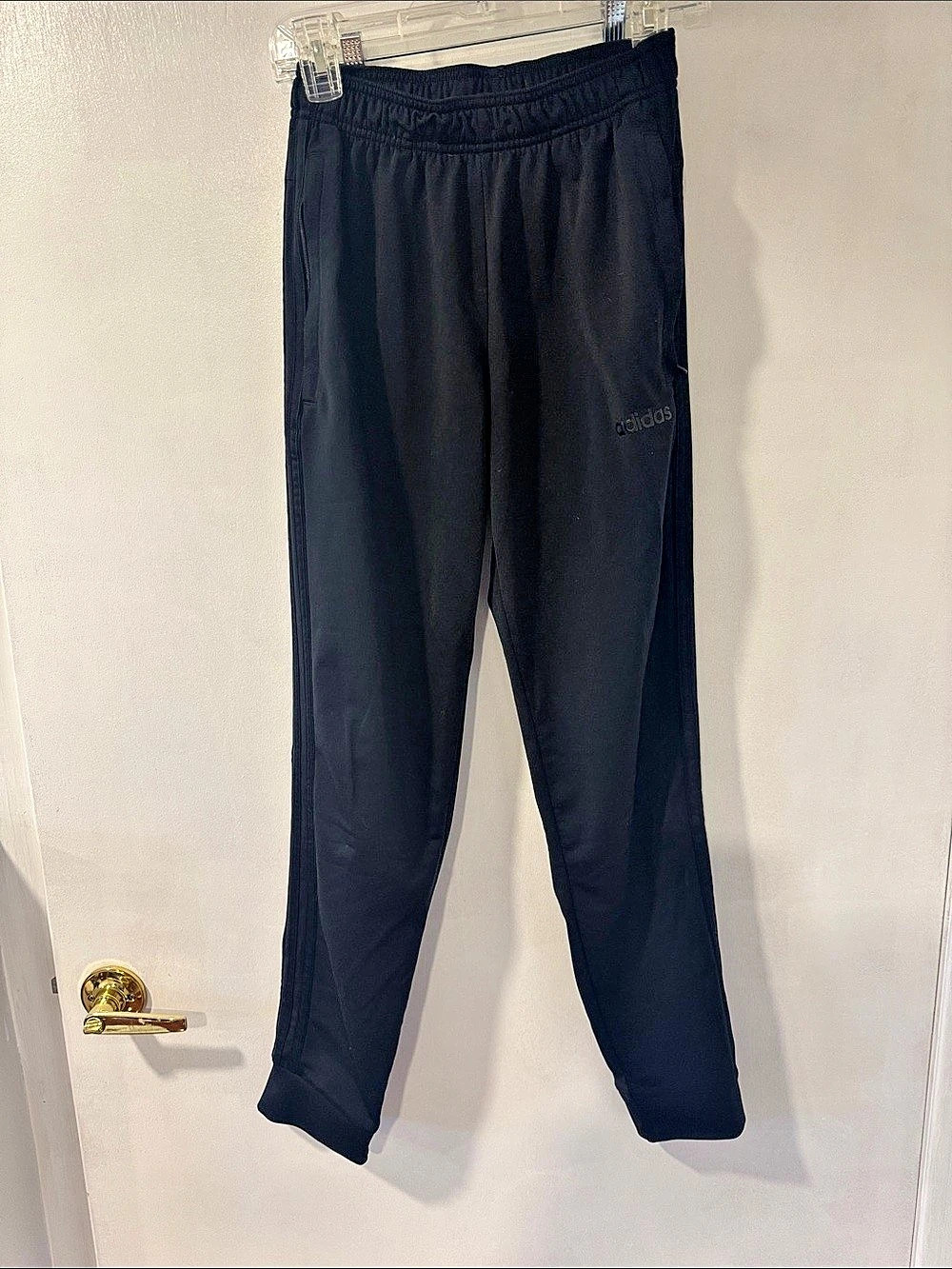 adidas Primegreen Essentials Warm-Up Slim Tapered 3-Stripes Track Pants